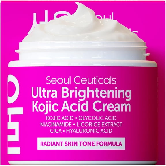 SeoulCeuticals Kojic Acid Cream Moisturizer 2 oz