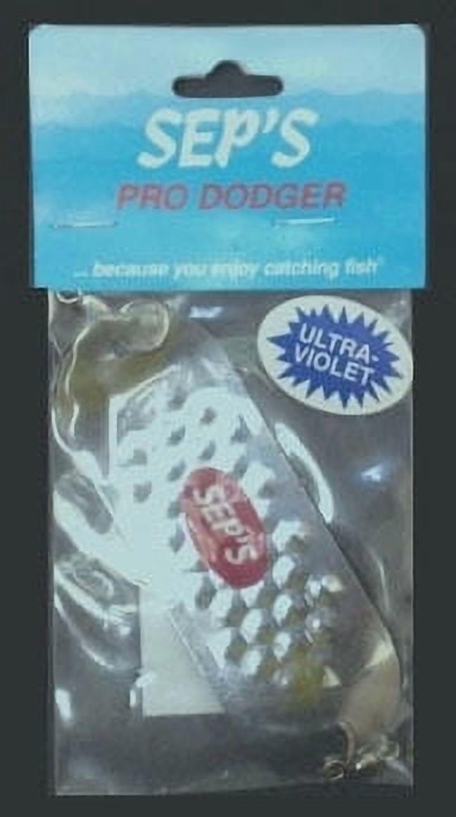 Sep's Pro Dodger Trolling Blade, Silver, Size 4/0