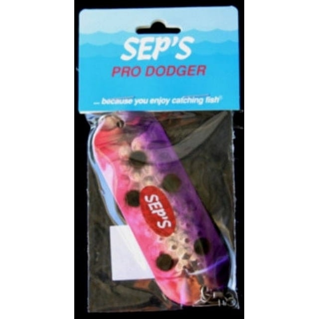 Sep's Pro Fishing Pro Dodger, Brass/Silver, Size 4/0, Dodgers