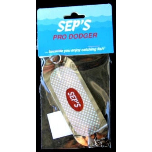Sep's Pro Fishing Pro Dodger, Silver/Silver, Size 4/0, Dodgers