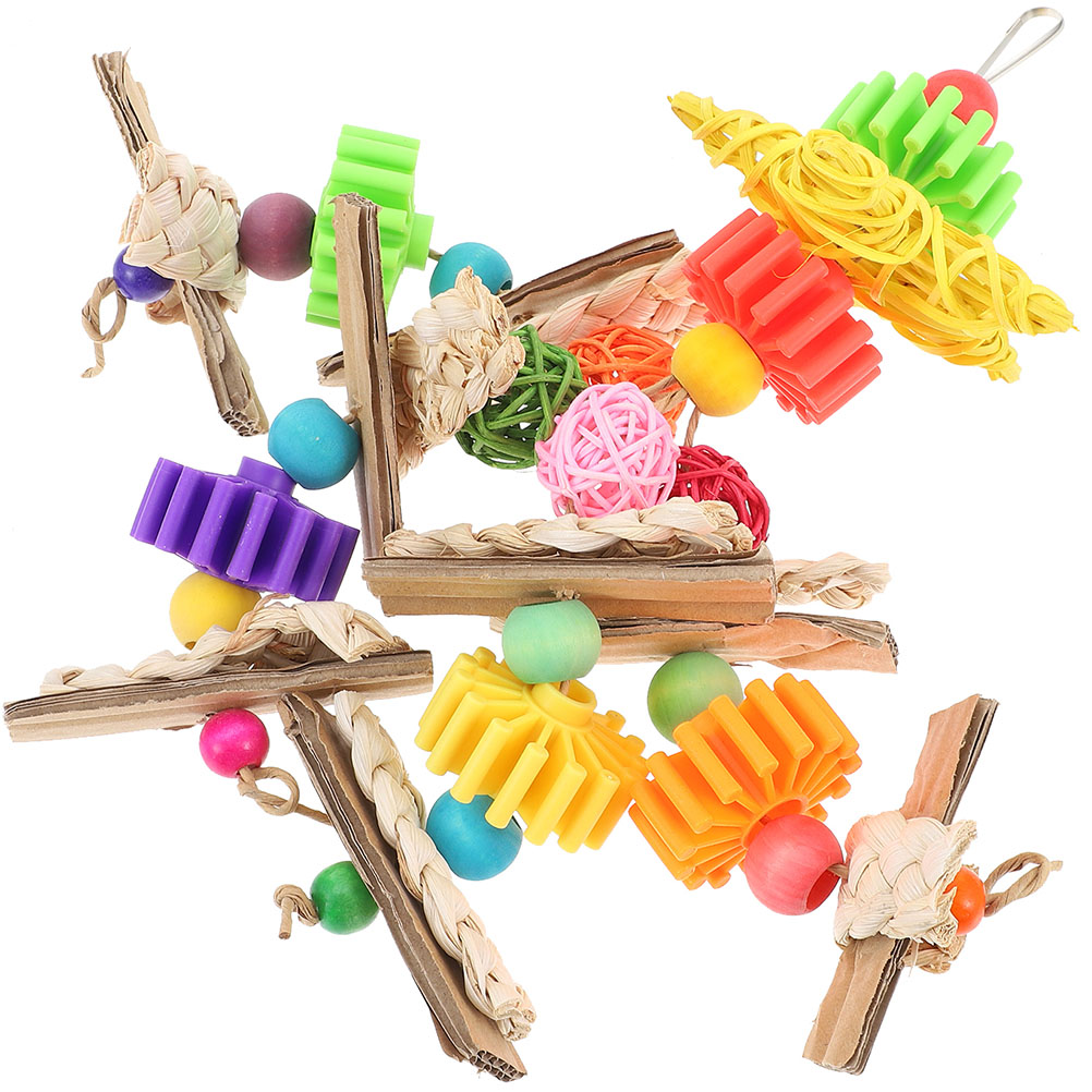 Sepak Takraw Parrot Toy Bird Toys Flying Bird Cat Toy Bird Accessories