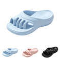 thumbnail image 1 of Separat Toe Arch Support Slides Summer Home Outdoor Women Sandals Slippers Light Blue, 1 of 4