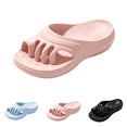 thumbnail image 1 of Separat Toe Arch Support Slides Summer Home Outdoor Women Sandals Slippers Pink, 1 of 4