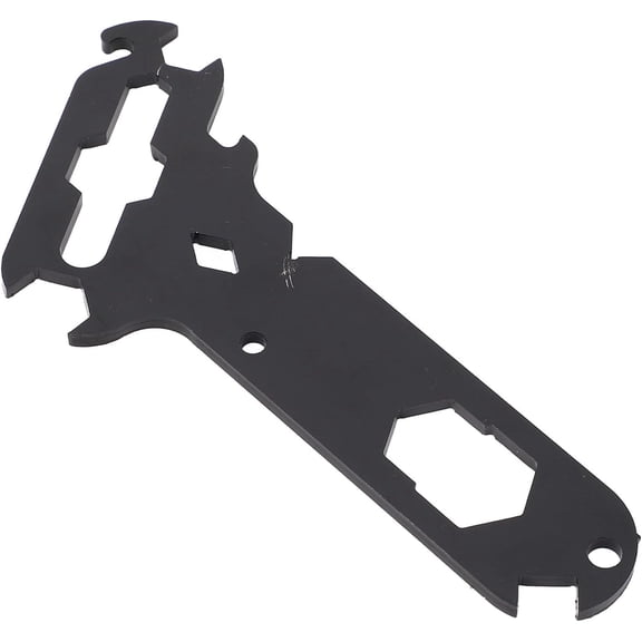 Separate Rigger Tools, 14 in 1 Steel DTY Multitool, Portable Nut Tool, Bottle Opener, Barn Door Tool, Universal Applicable Tool for, RV, Ships, Home