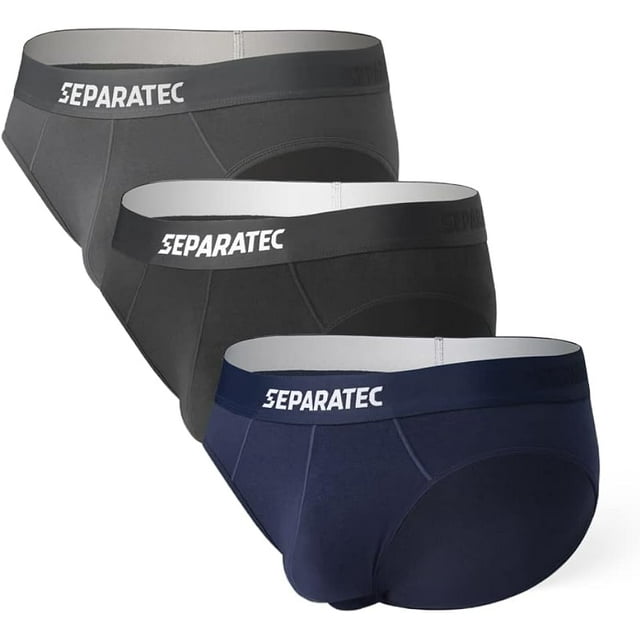 Separatec Men's Underwear Multipack Classic Fit Cotton Dual Pouch