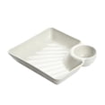 thumbnail image 1 of Separated Plate 7.1 Inch Multi Reusable Dip Tray Japanese Dumpling Plate Chips And Dip Serving Dish Charcuterie Easy Clean Stackable Kitchen Dining Party, A Plate, 1 of 9