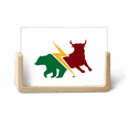 thumbnail image 1 of Separation Bull Market Bear Photo Wooden Photo Frame Tabletop Display, 1 of 4