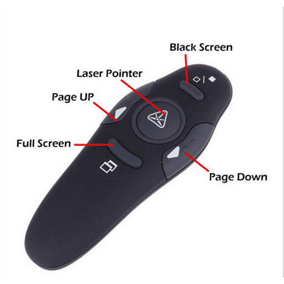 Sepela Wireless Presentation Remote with Laser Pointer