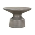 thumbnail image 1 of Sephie Round Pedestal Coffee Table in Gray Concrete, 1 of 3