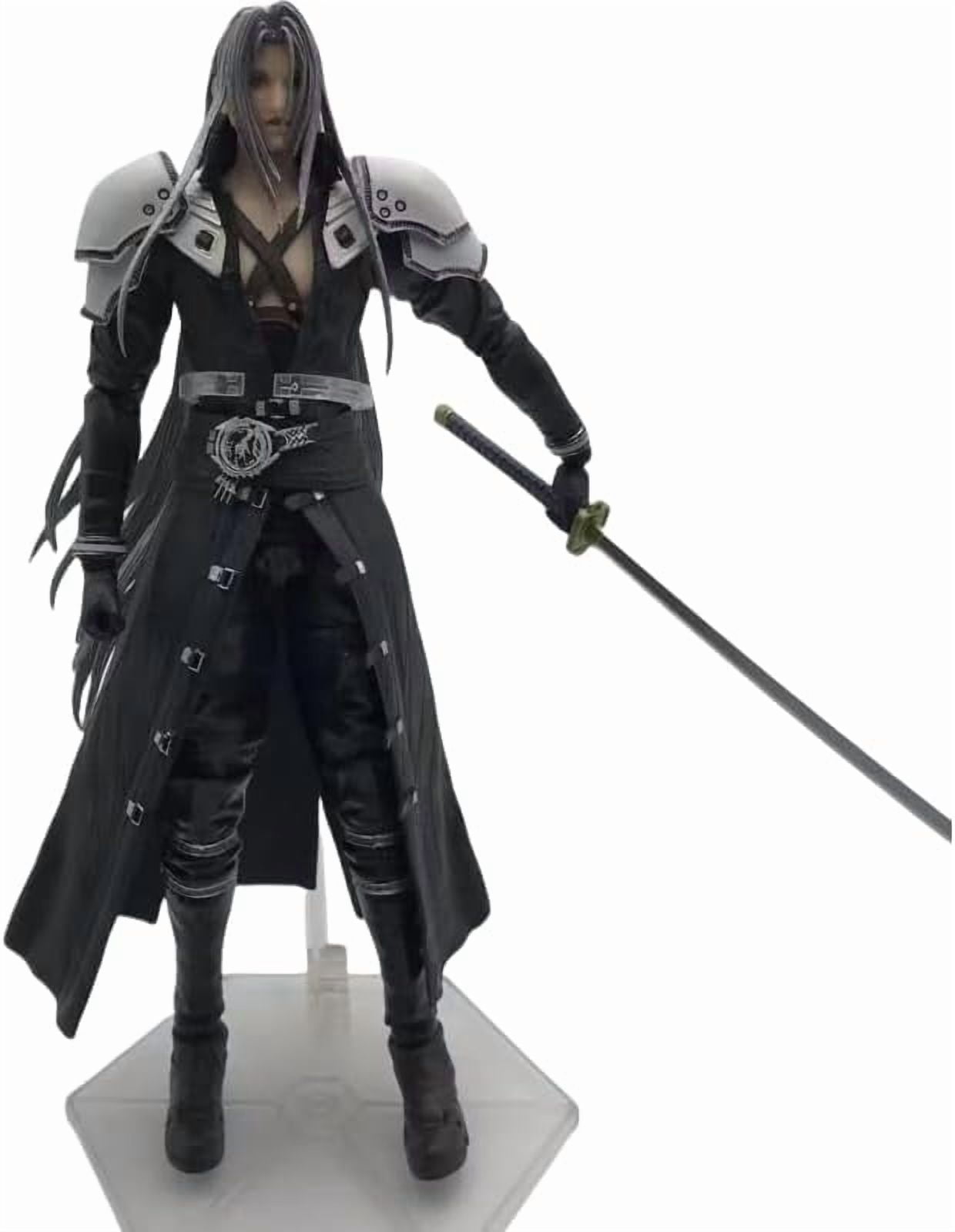 Sephiroth‌ Figure Standing Take A Knife Sephiroth‌ Anime Figures 28cm/11inch Anime Character Statue Model Decoration Ornament Gifts