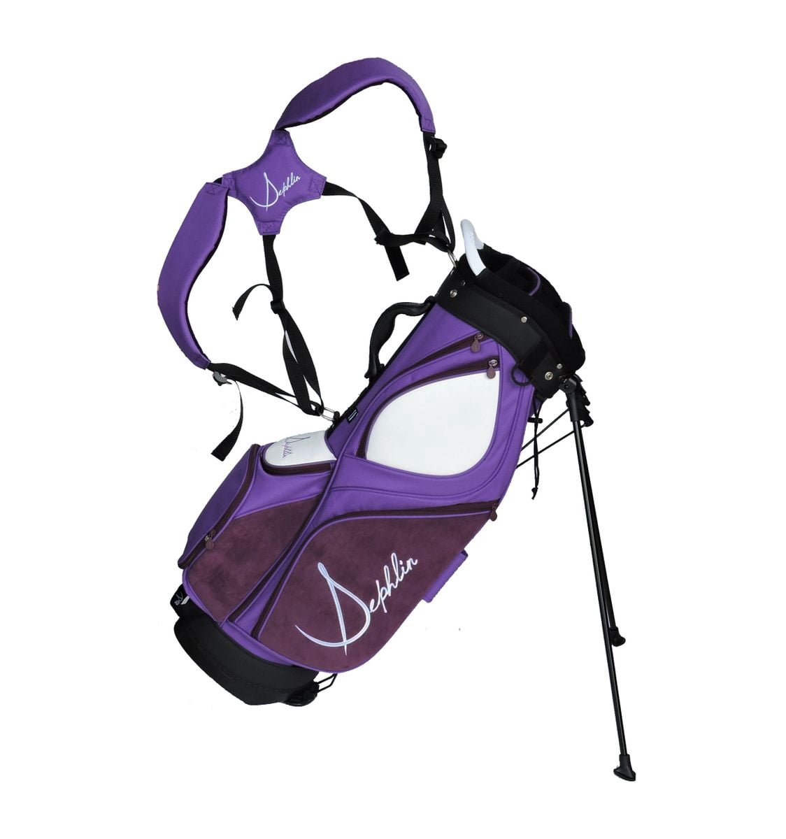 Sephlin - Sephlin Women Golf Bag 34" Stand Tall (Purple_White)