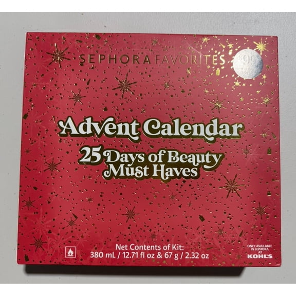 Sephora Favorites Advent Calendar 25 Days Of Beauty 2025 Holiday LIMITED Edition