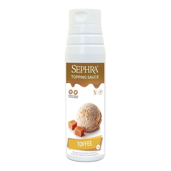 Sephra Topping/Dessert Sauce - 2.2lb Squeezy Bottle (Toffee)
