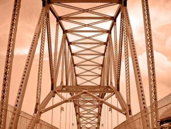 Sepia Bridge Canvas Art - Jairo Rodriguez (18 x 24)