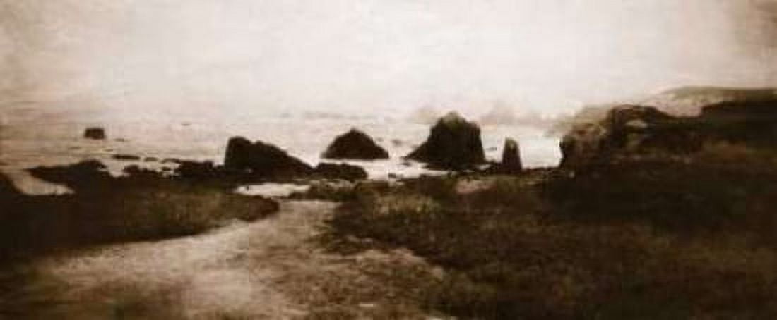 Sepia Island Shores II Canvas Art - Amy Melious (10 x 20)