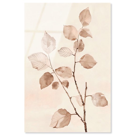 Sepia Sprigs I Acrylic Print Boho Natural Art by Art Remedy, Ready to Hang, 30 x 45