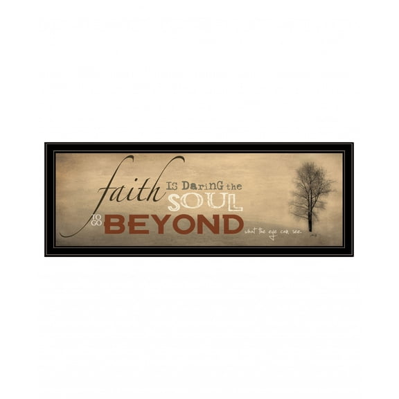 Sepia Tree Black Framed Print Wall Art