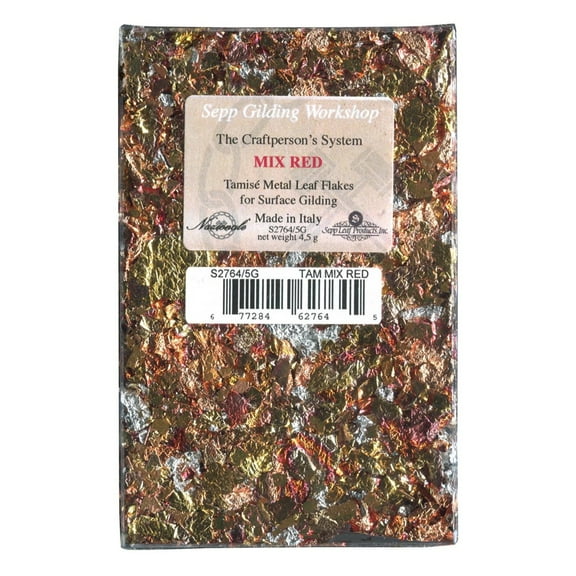 Sepp Leaf Products, Tamise Leaf Flakes, Mix Red (S2764/5G)