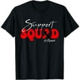 thumbnail image 1 of Sepsis Awareness Shirt Red & Black Ribbon Support Squad T-Shirt, 1 of 2