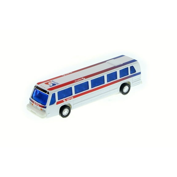 Septa City Bus, White - Showcasts 9801DSB - 6" Scale Diecast Model Car