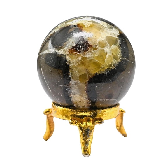 Septarian Crystal Ball Sphere 1.5" Inches