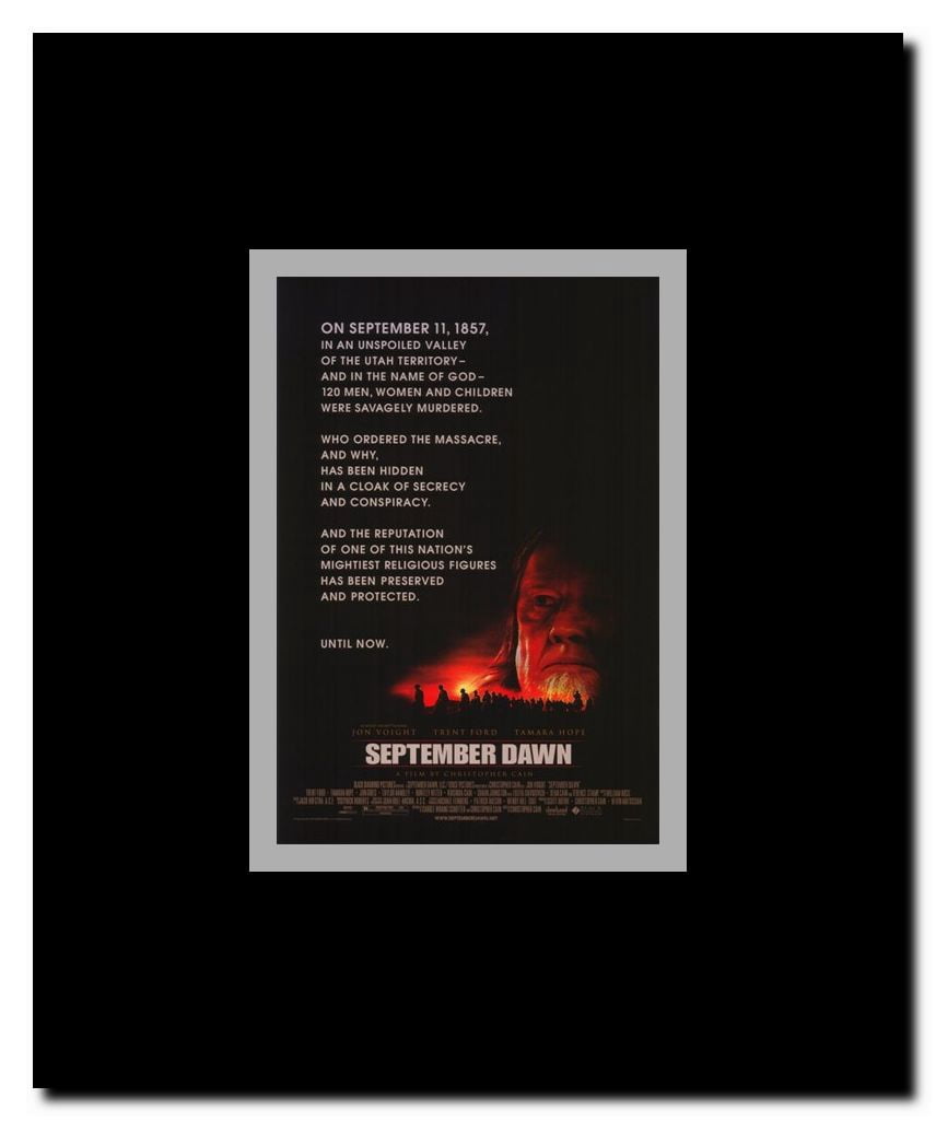 September Dawn Framed Movie Poster
