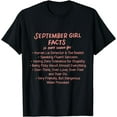 thumbnail image 1 of September Girl Facts Birthday Gifts Born In September Virgo T-Shirt, 1 of 4