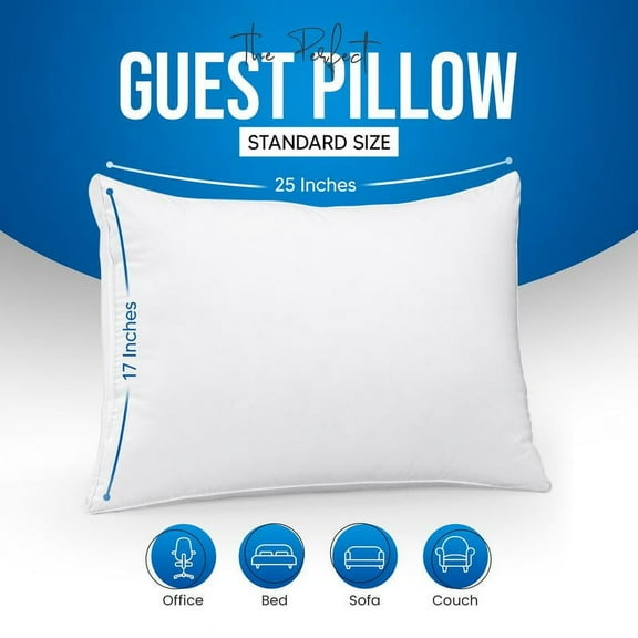 【September Restock Sale】Utopia Hotel Quality Gusseted Pillows Set of 2 for Back, Stomach or Side Sleepers - King & Queen Size (White)