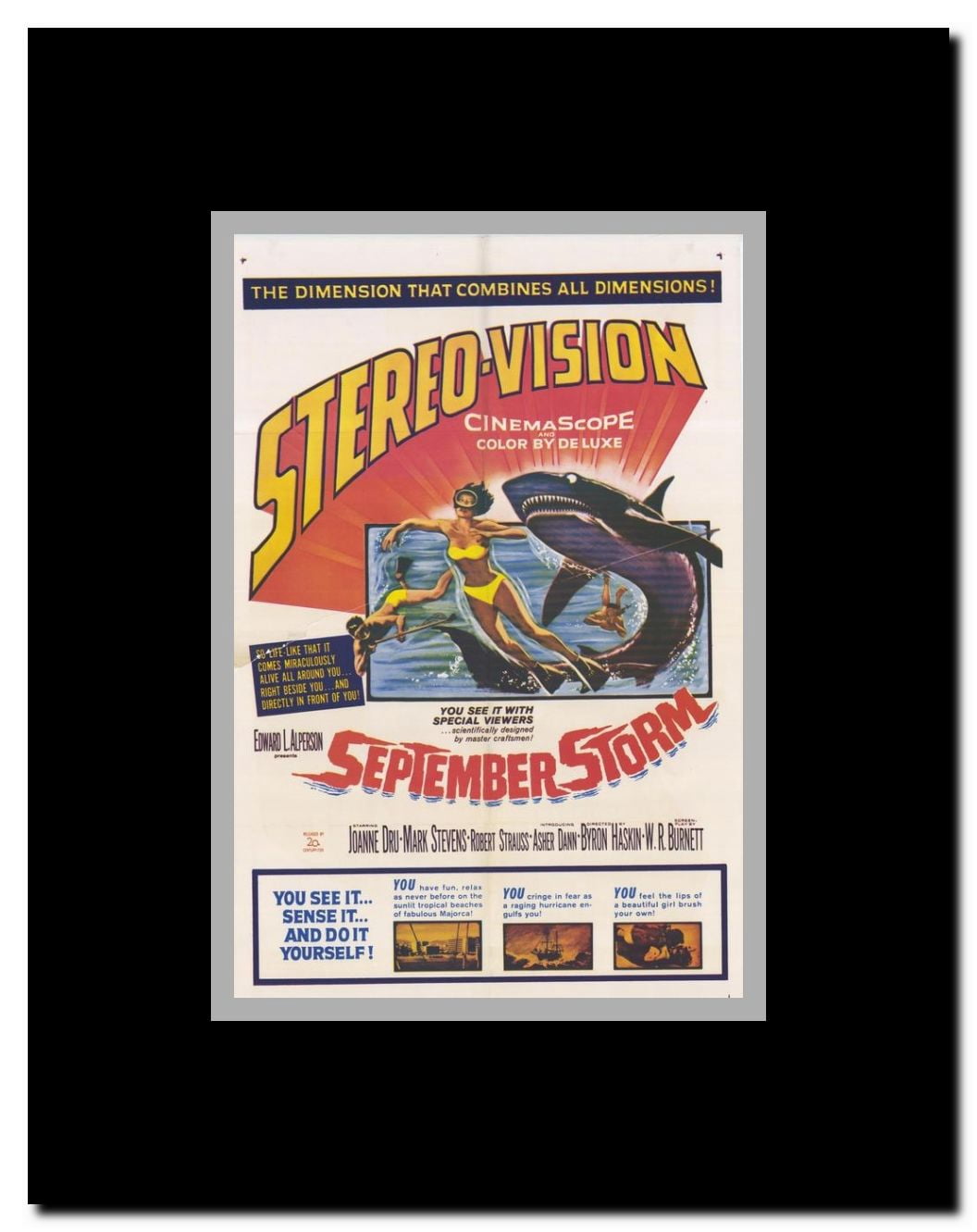 September Storm Framed Movie Poster