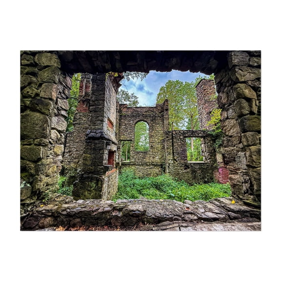 Septemberland 01 (2025; CE) - Cold Spring New York Photography Abandoned Architecture Rustic Wilderness Scenic Rural Unframed Wall Art Print 36 x 48 inches