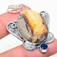 thumbnail image 1 of Septerian Stone, Blue Topaz 925 Sterling Silver Jewelry Pendant 2.09", 1 of 1