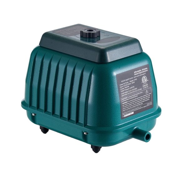 Septic Aerator Pump 2219 GPH, Air Pump for Pond & Septic System, 11ft Deep, Aquarium Aeration, Waste Water Treatment, Fish Farm