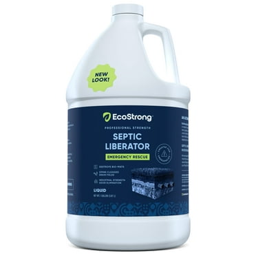 EcoStrong Septic Liberator Treatment Liquid, Saves Failing Septic Systems (128 oz)