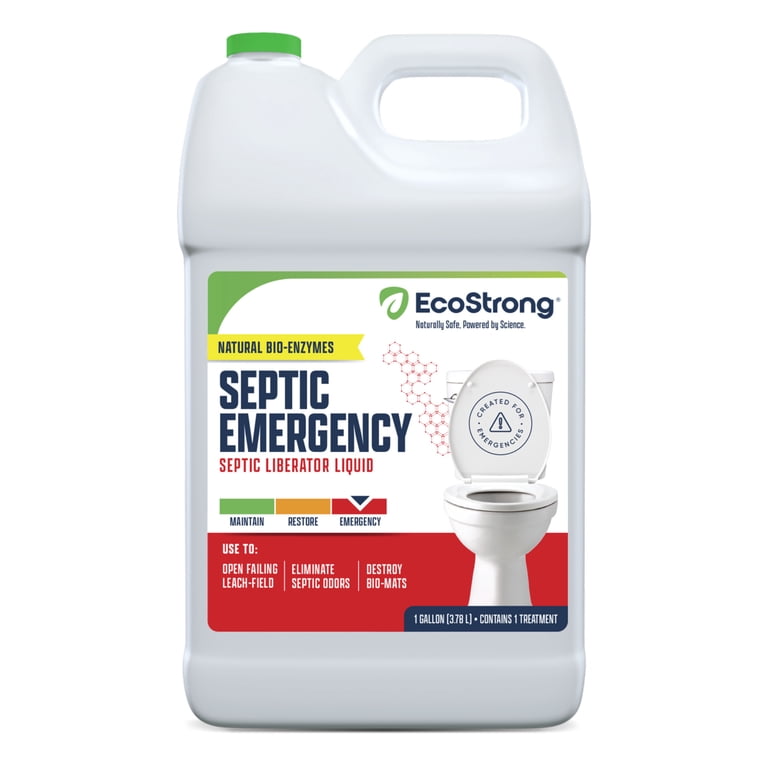 ecost エコスト　ベイジングリキッド　4 Eco Strong Septic Liberator Treatment Liquid, 128 oz, Supports