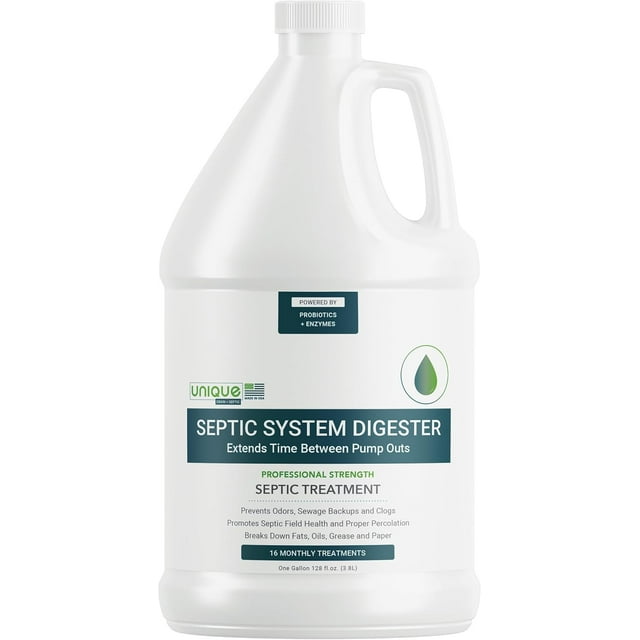 Septic System Digester 4 Monthly Treatments Helps Prevent Sewage