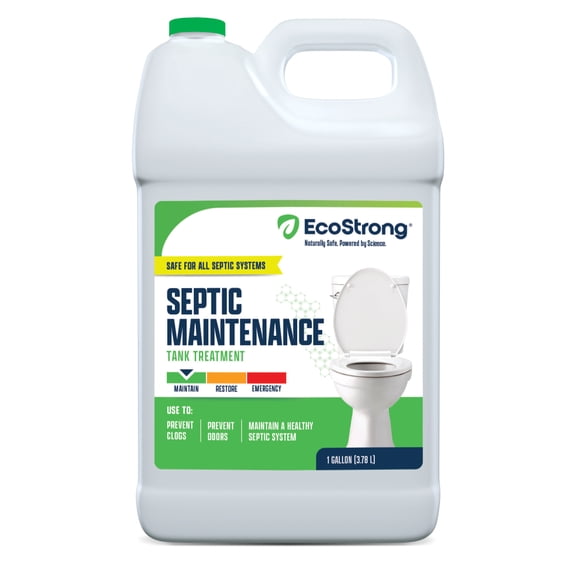 Septic Tank Treatment Liquid, Remove Septic Odor & Prevent Backups (1 gallon)