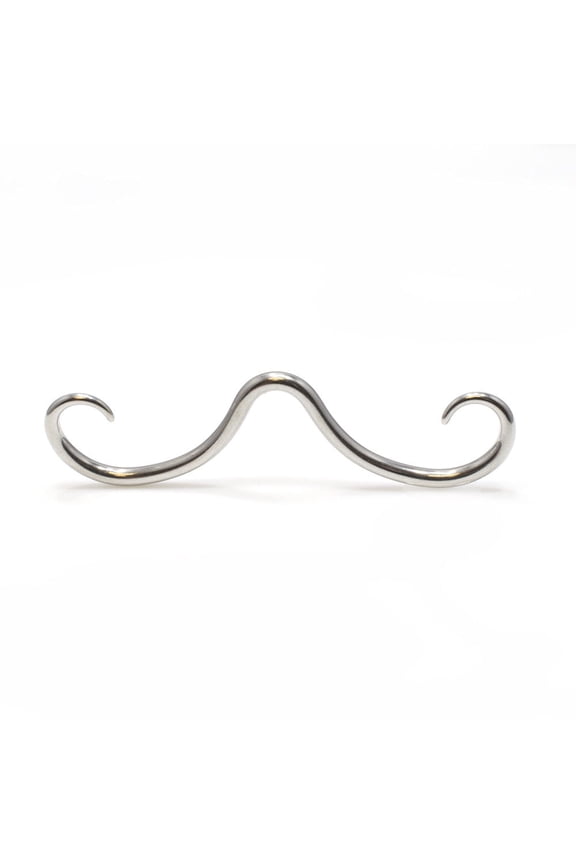 Septum Piercing Curved Mustache Cute Surgical Steel Stainless Fancy Nose Ring