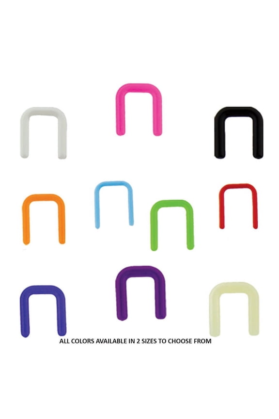 Septum Retainer 14ga/16ga Colorful Bioflex - Sold Separately