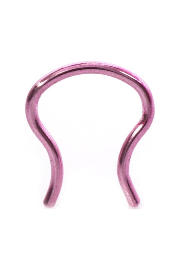 Septum Ring Retainer Multiple Colors Available Ion Plated 16g