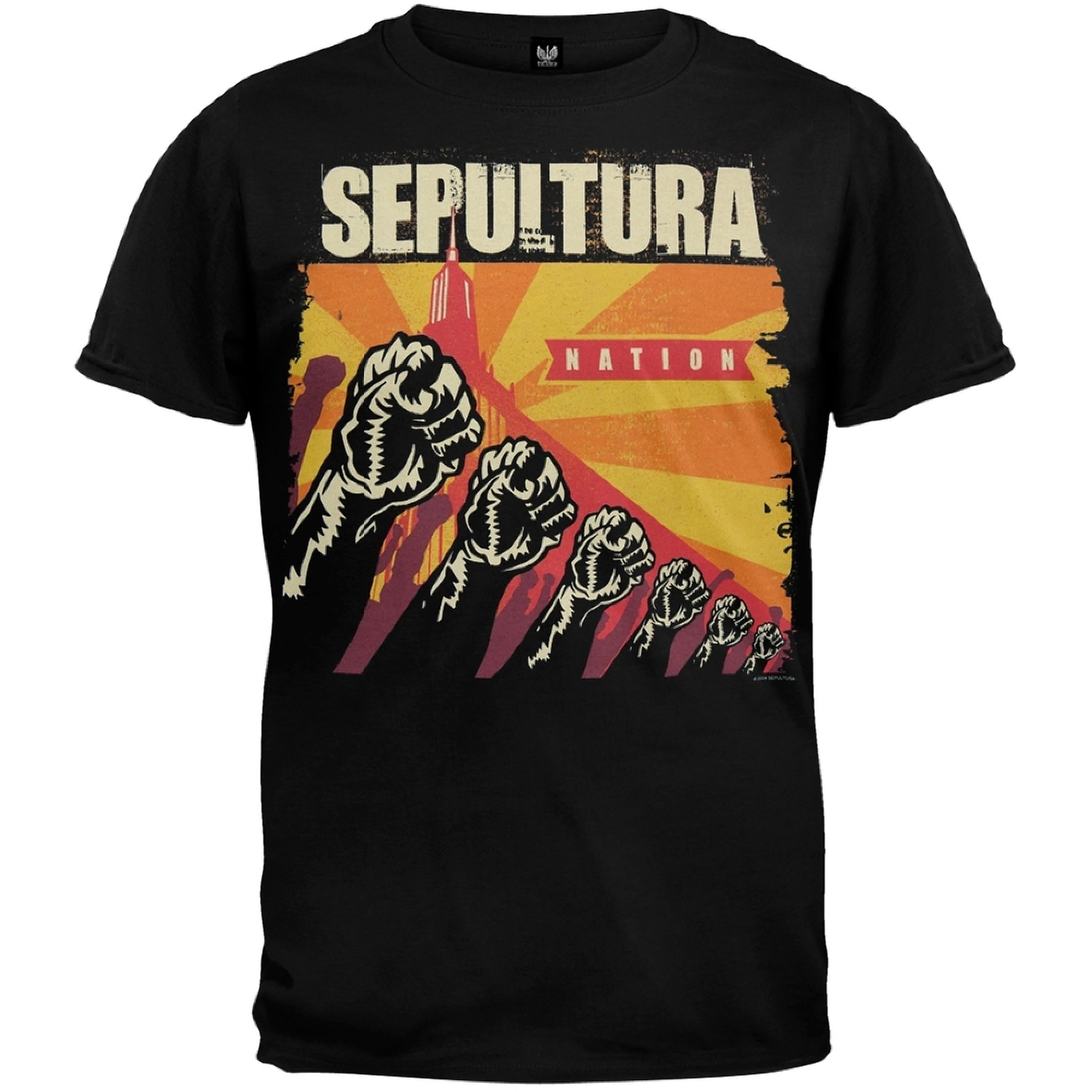 Sepultura - Nation T-Shirt - Walmart.com