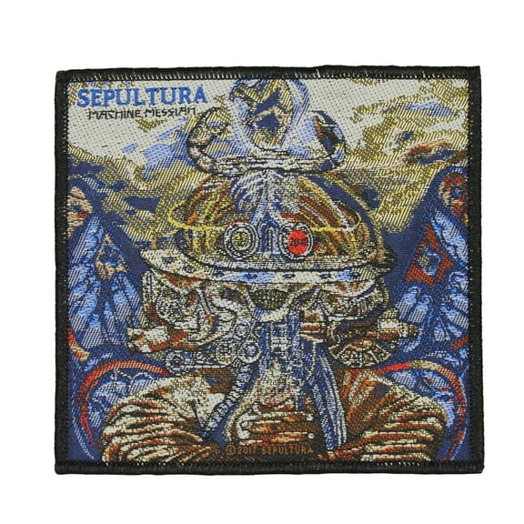 Sepultura Patch Machine Messiah Band Logo new Official Woven Sew on