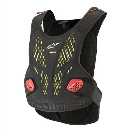 Sequence Off-Road Motocross Chest Protector (Extra Large/ 2 XL, Anthracite Red)