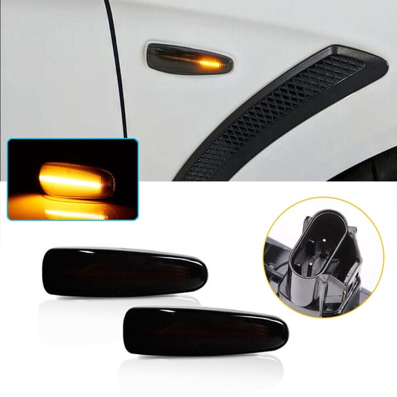 Sequential LED side marker flashing lights suitable for Mitsubishi Lancer Evo X Mirage-