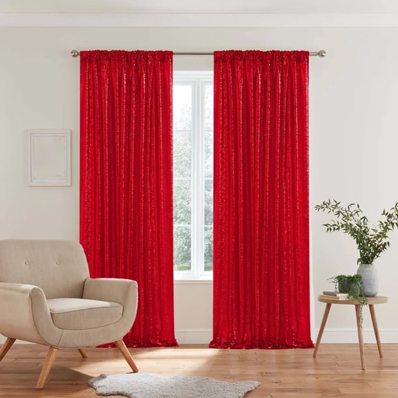 Sequin Backdrop Curtain,Backdrop Sequin for Wedding Party,Glitter Backdrop Curtain for Birthday Xmas Party Photography Stage Background Decorations,2 Packs 24.02×95.67in