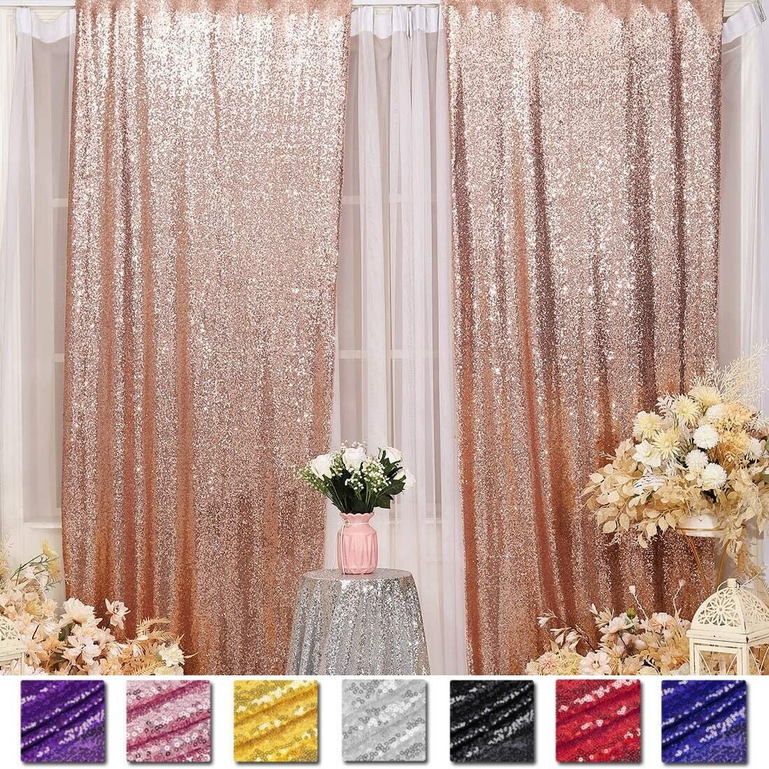 Sparkly Sequin Curtain Backdrop by PartySanthe