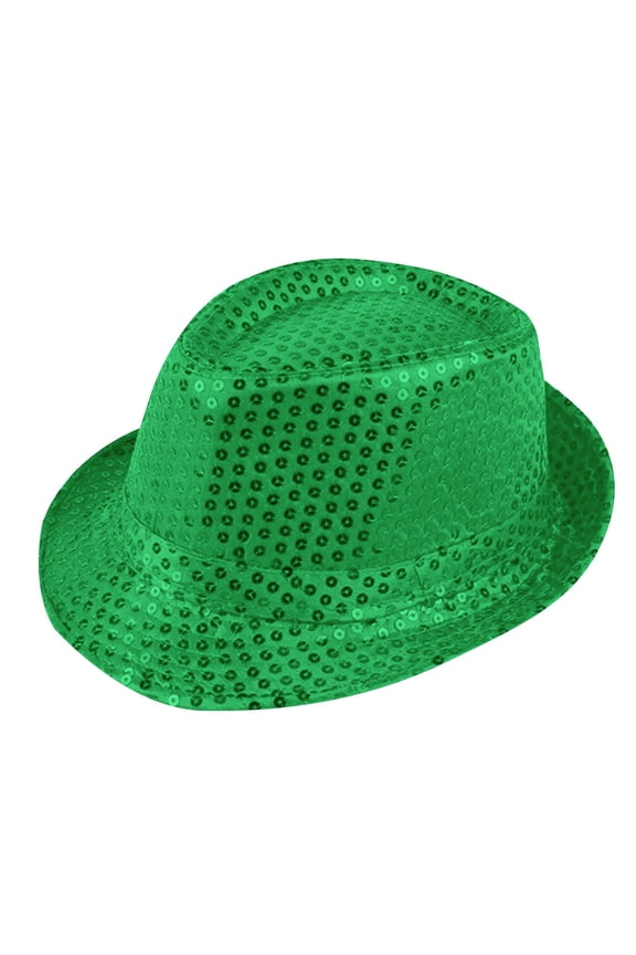 Sequin Bucket Hat for Men Women Stage Performance Topper Hat Stage Dance Sequin Fashionable Hat Men's Festival Jazz Hat Festival Party One Size
