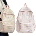 thumbnail image 1 of Sequin Daypack Cute Backpack with Plush Zipper Pull, Lightweight Large Capacity, 1 of 9