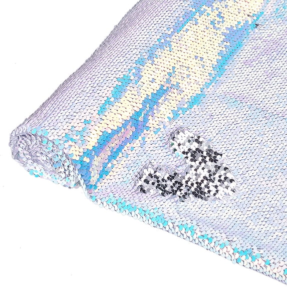 Reversible Sequin Sequin Fabric 1.64x1.09 Yards Shimmer Reversible Sequin Fabric Wall ...