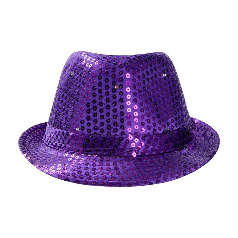 Jazz Hat Paillettes brillantes Led Portable Shining Hat pour la performance  Xinda
