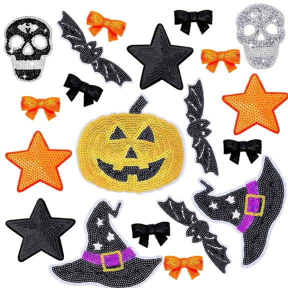 Sequin Felt PET Bowknots Ornament Accessories Theme Mixed Color 33 -125x46 -128x1 -6mm